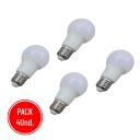 Packx4 Foco Led A60 110V E27