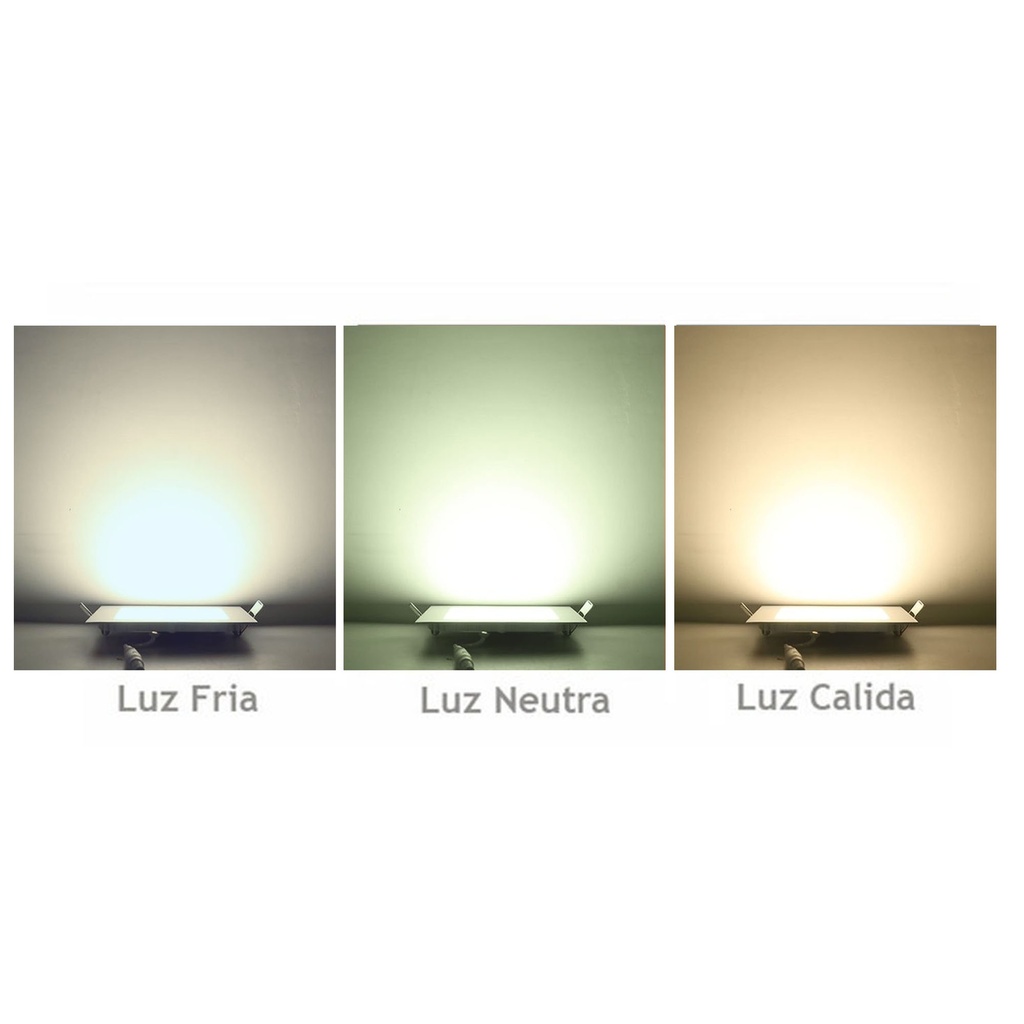 Panel Led Empotrar 85/265V Cuadrado