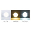 Panel Led Empotrar 85/265V Redondo