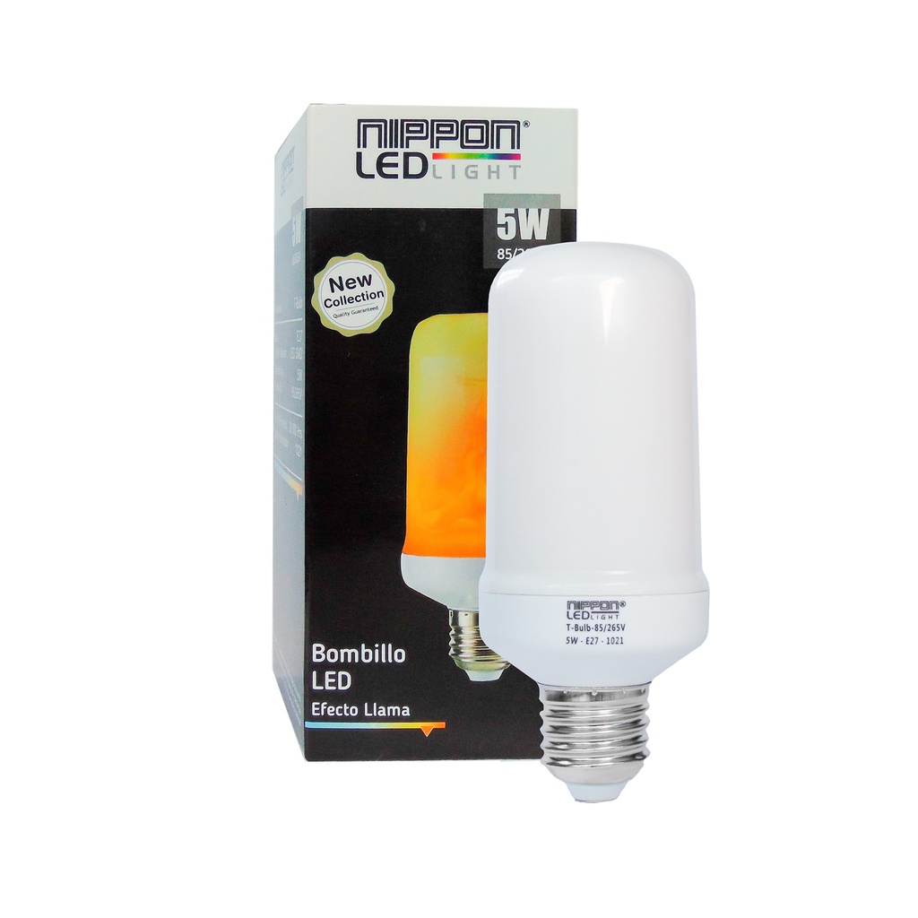 Foco Led Llama 85/265V E27 5W 1600K