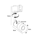 Spot Led Riel 110V 7W
