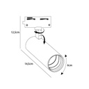 Spot Led Riel 110V Negro