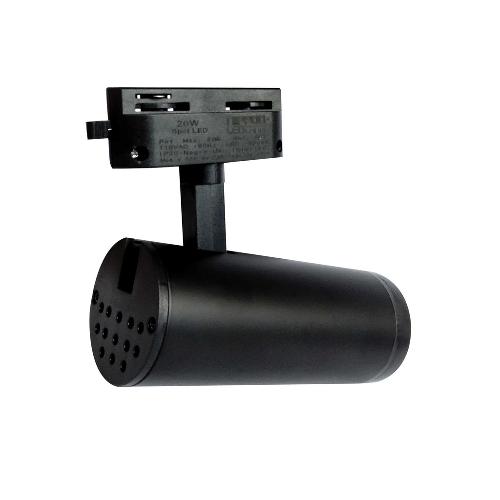 Spot Led Riel 110V Negro