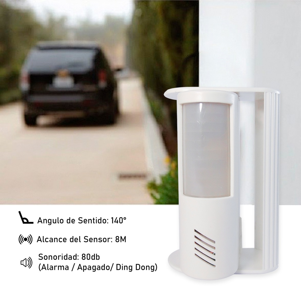 Sensor Chismoso 140° 9V 80Db