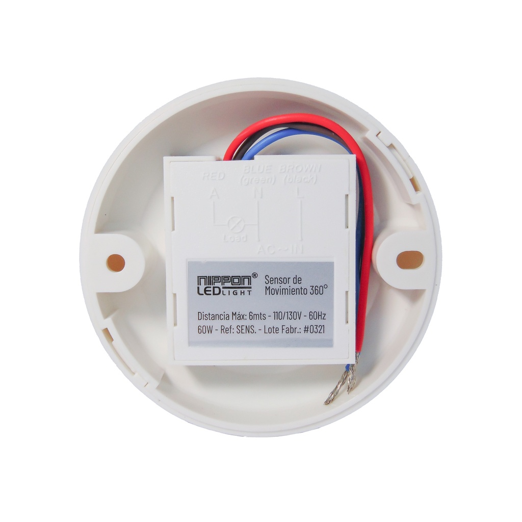 Sensor 360° 110/130V Blanco