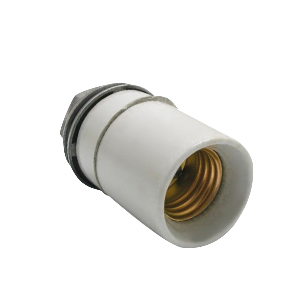 Portalampara Porcelana E40 Rosca Metálica