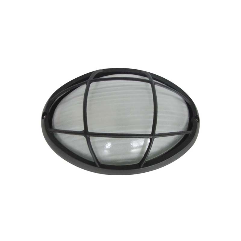 Aplique H27 60W E27 Con Rejilla Ovalado