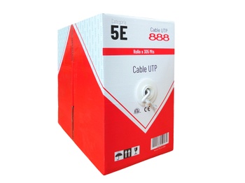 [4010001] Cable UTP Interior Rollo x 305 Mts (Categoría 5E)