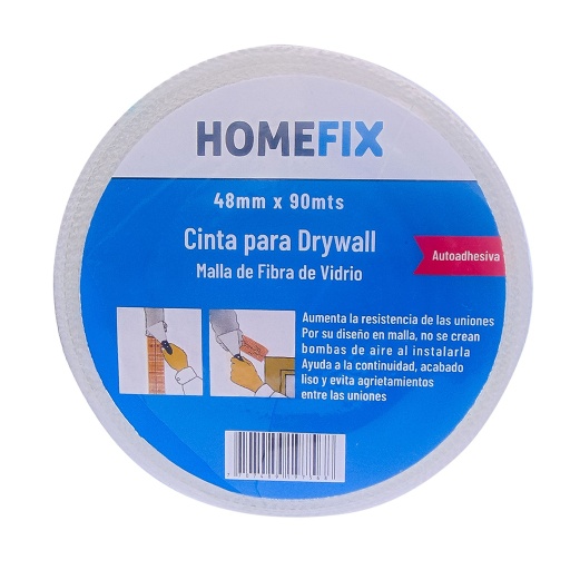 [3060088] Cinta Malla Fibra De Vidrio 48mm X 90 Mts
