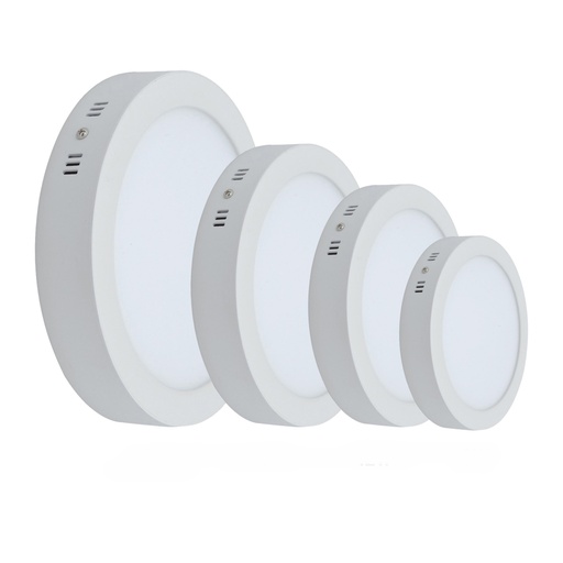 Panel Led Sobreponer 85/265V Redondo