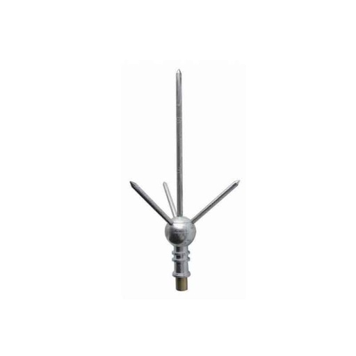 [3070251] Pararrayo Franklin 4 Puntas 25 Cms