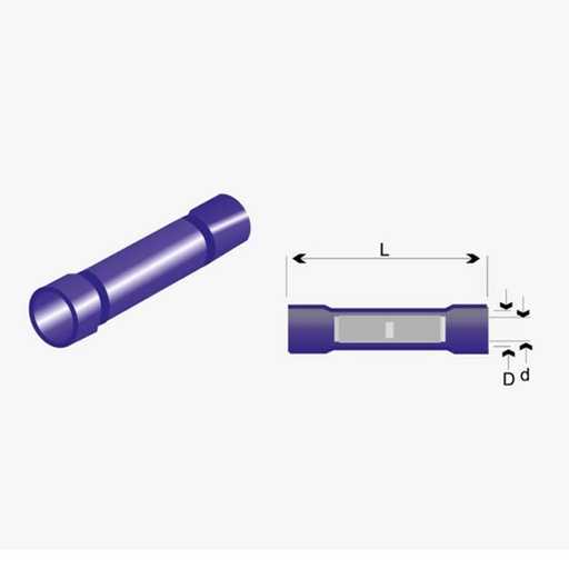 Terminal Aislada Vinilo Tubular