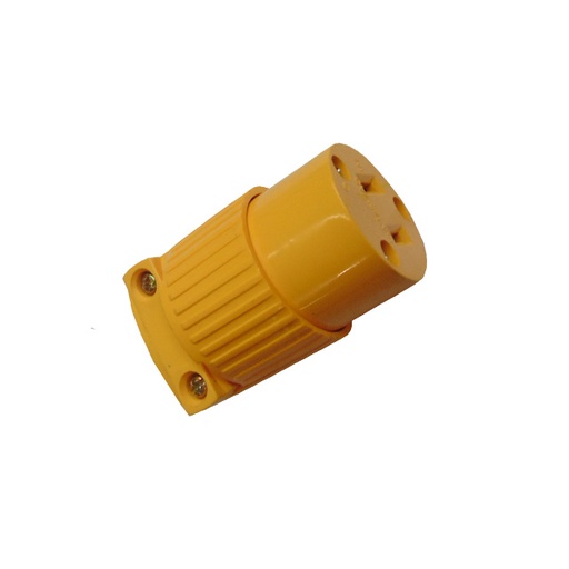 [3010055] Tomacorriente Baquelita 2P X 15A Amarillo
