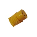 Tomacorriente Baquelita 3P X 15A Amarillo