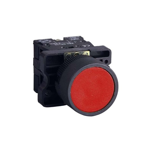 Pulsador NO+NC 3P 22 mm Con Bloque