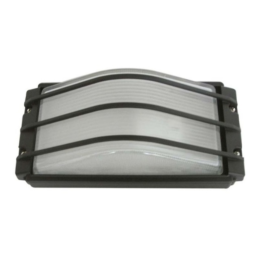 Aplique H38 60W E27 Con Rejilla Rectangular Grande