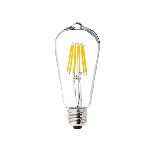 Foco Led Fil. ST64 110V E27 8W 3000K