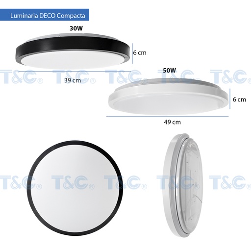 Luminaria Deco. Circular 85/265V Fina